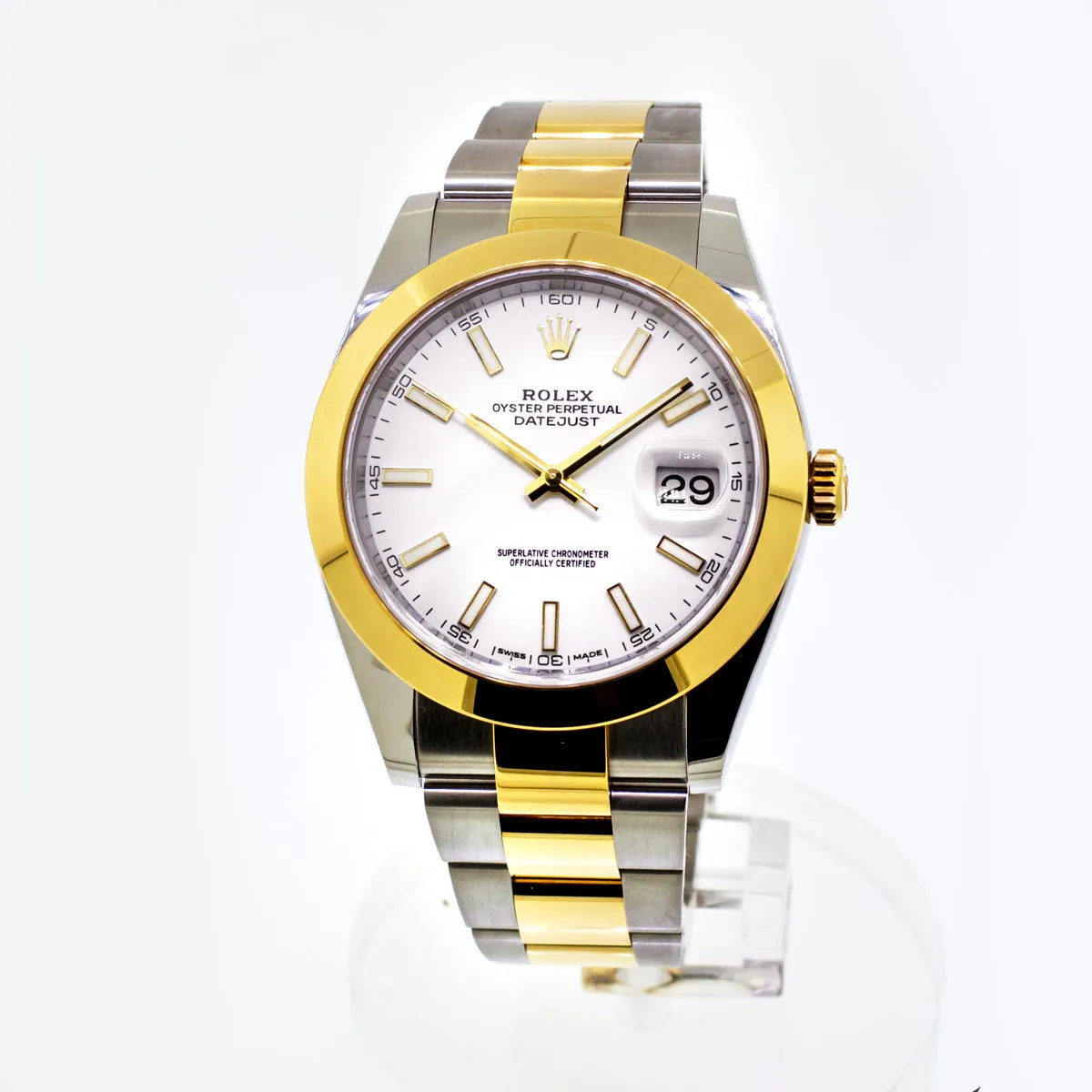 Rolex Datejust 41 126303 41mm Yellow gold and Stainless steel and 18k yellow gold White Index Dial 2