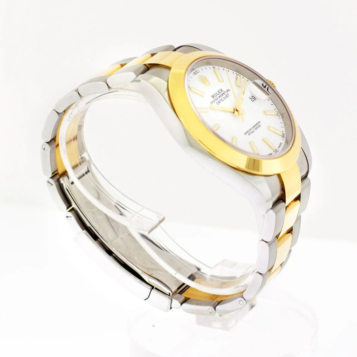 Rolex Datejust 41 126303 41mm Yellow gold and Stainless steel and 18k yellow gold White Index Dial 4