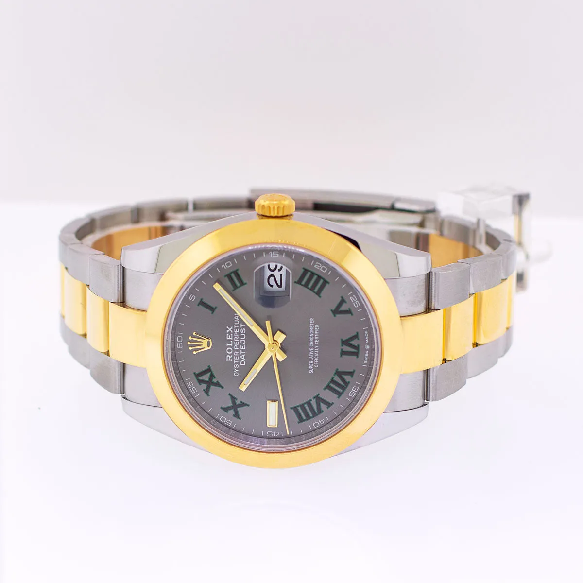 Rolex Datejust 41 126303 41mm Yellow gold and Stainless steel and 18k yellow gold "Wimbledon" Dial 6