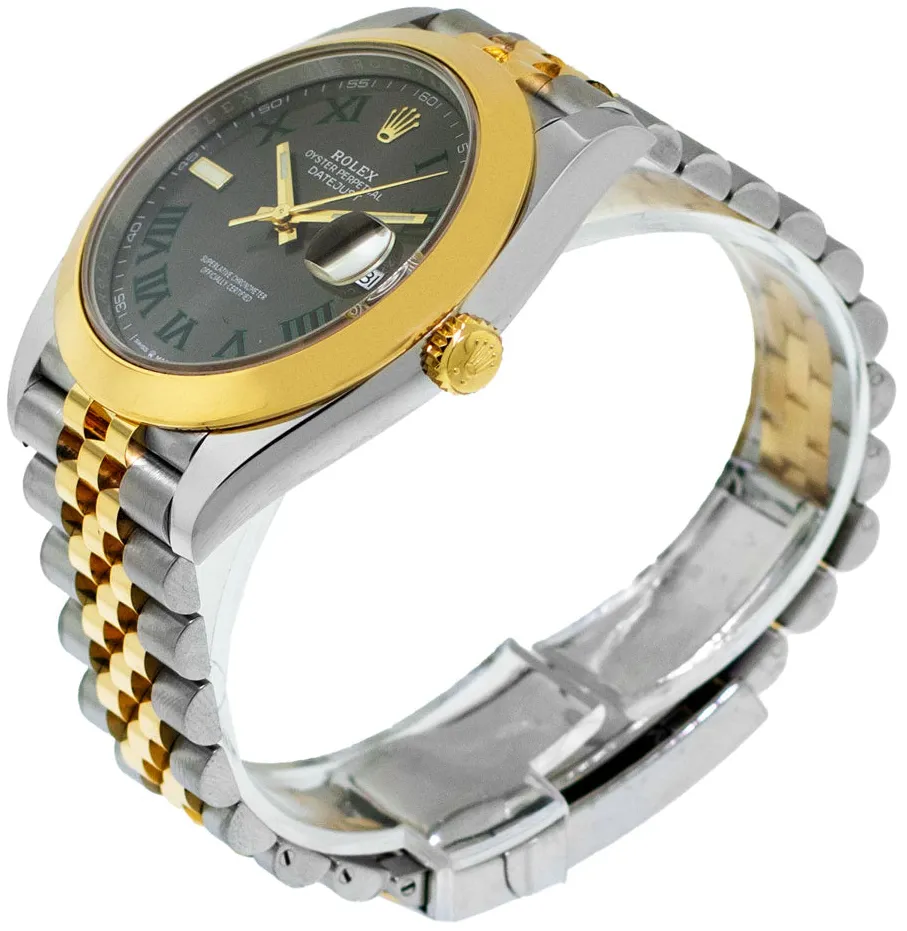 Rolex Datejust 41 126303 41mm Yellow gold and Stainless steel and 18k yellow gold "Wimbledon" Dial 3