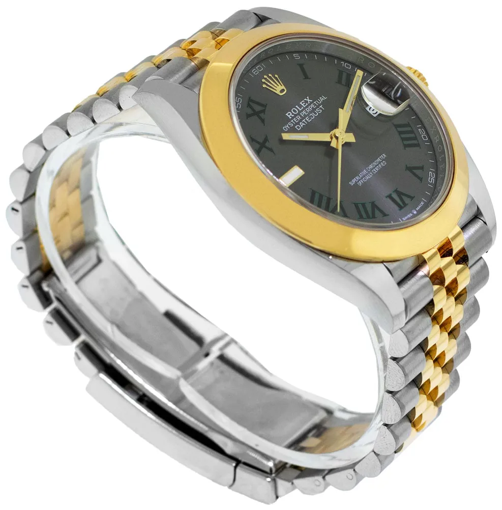 Rolex Datejust 41 126303 41mm Yellow gold and Stainless steel and 18k yellow gold "Wimbledon" Dial 5