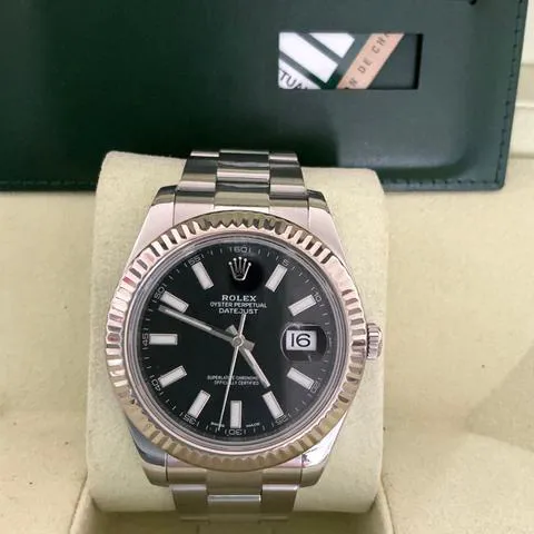 Rolex Datejust II 116334 41mm Stainless steel Black