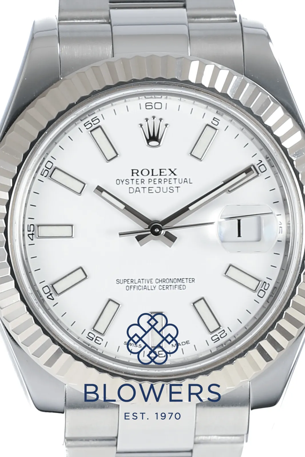 Rolex Datejust II 116334 41mm Stainless steel White 2