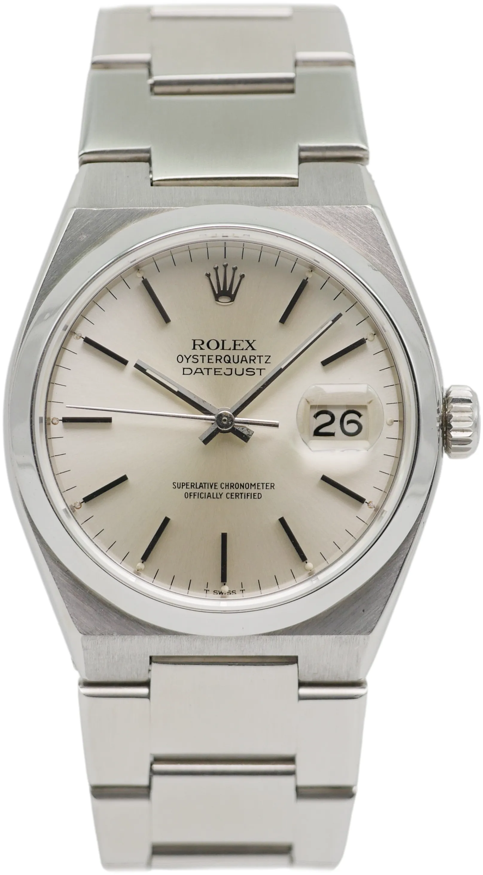 Rolex Datejust Oysterquartz 17000 36mm Stainless steel Champagne