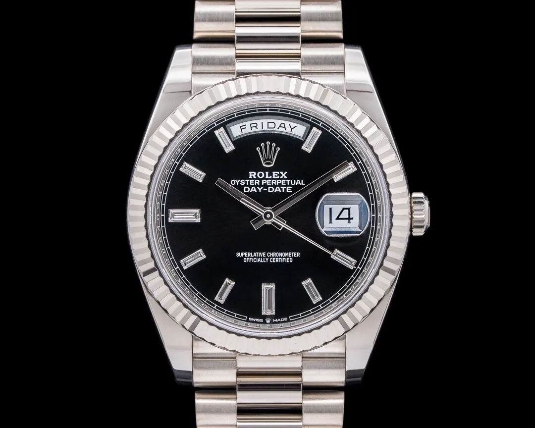 Rolex Day-Date 40 228239 40mm White gold Black