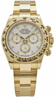 Rolex Daytona 116508-0001 Yellow gold White