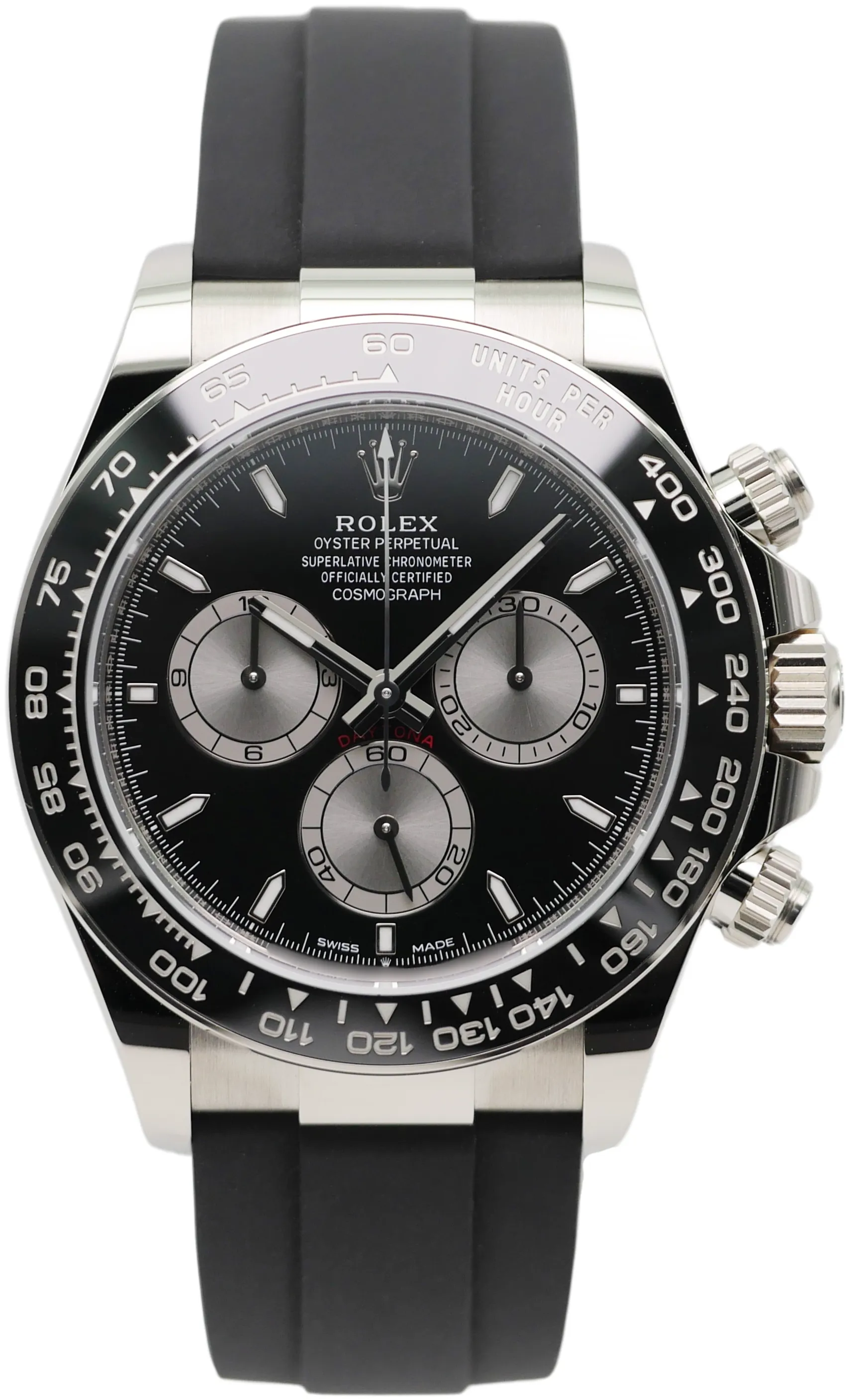 Rolex Daytona 126519LN White gold Black