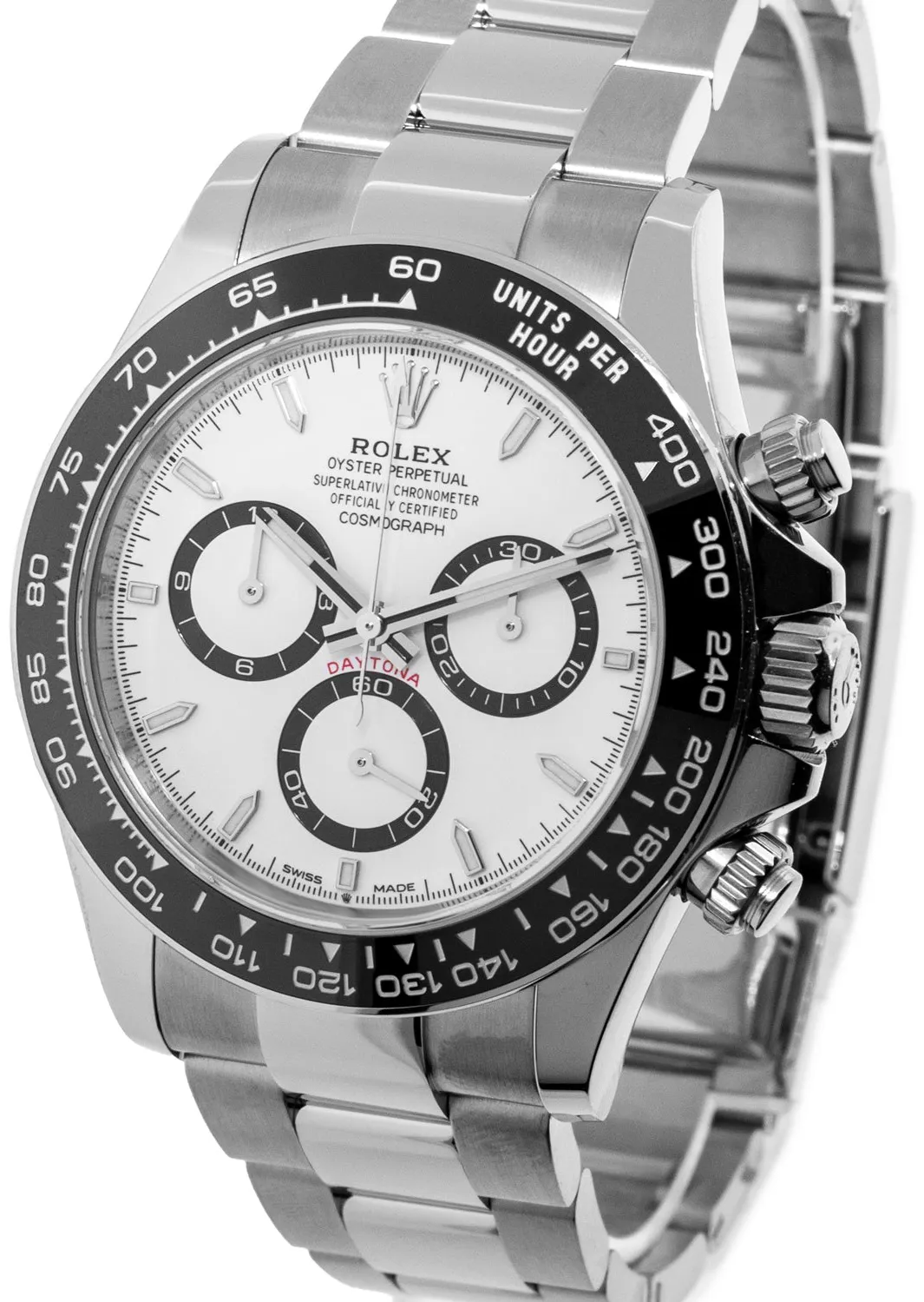 Rolex Daytona 126500LN 40mm Stainless steel White