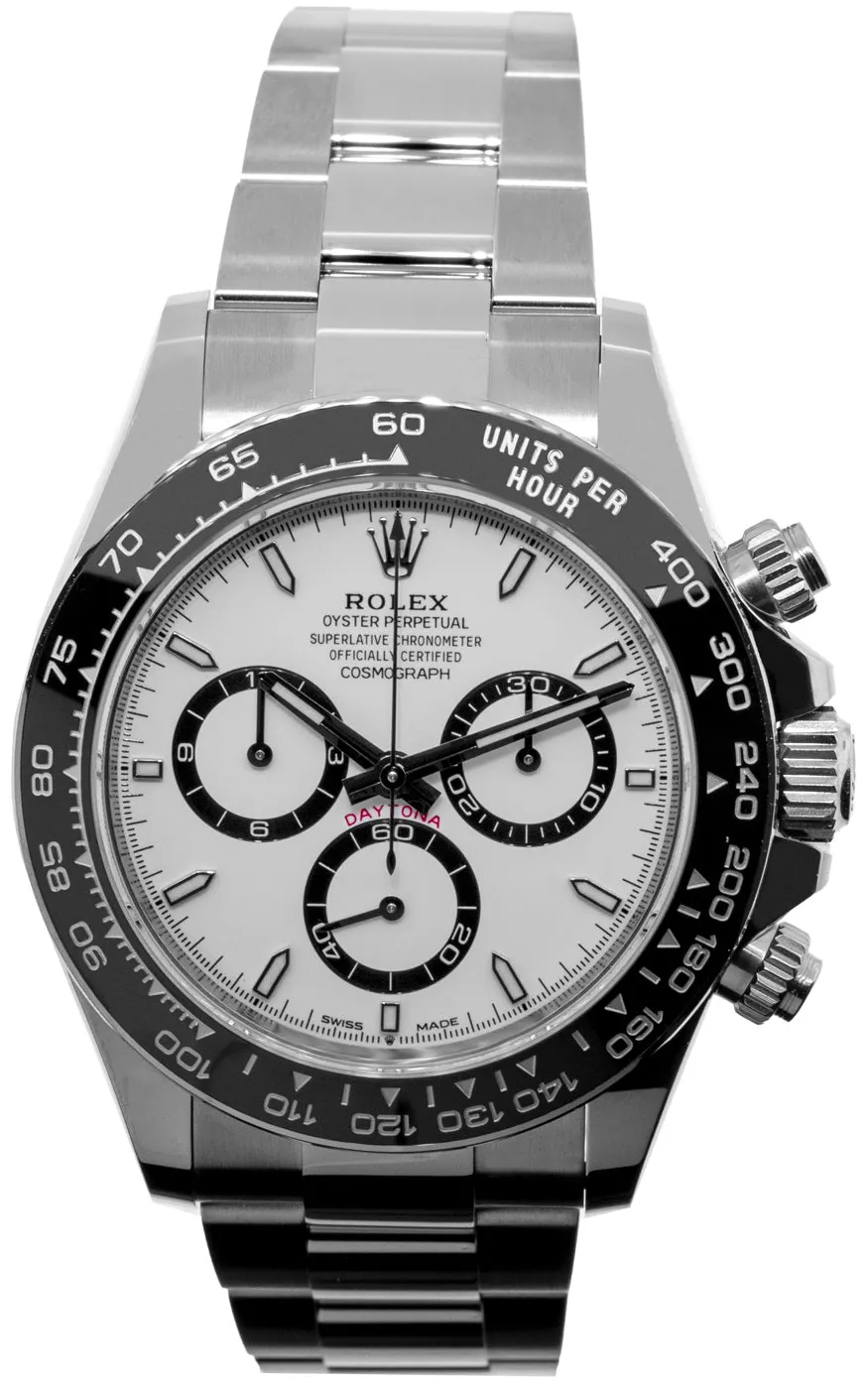 Rolex Daytona 126500LN 40mm Stainless steel White 2