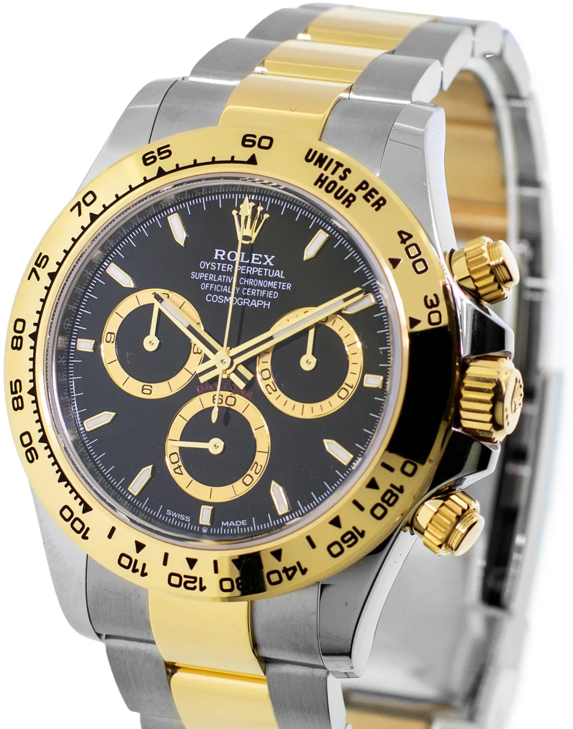 Rolex Daytona 126503 40mm Yellow gold and Stainless steel and 18k yellow gold Black Index Dial with Black Sub-Dials