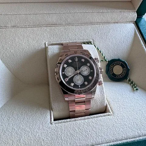 Rolex Daytona 126505 40mm Rose gold Black