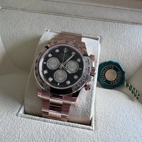 Rolex Daytona 126505 40mm Rose gold Black 6