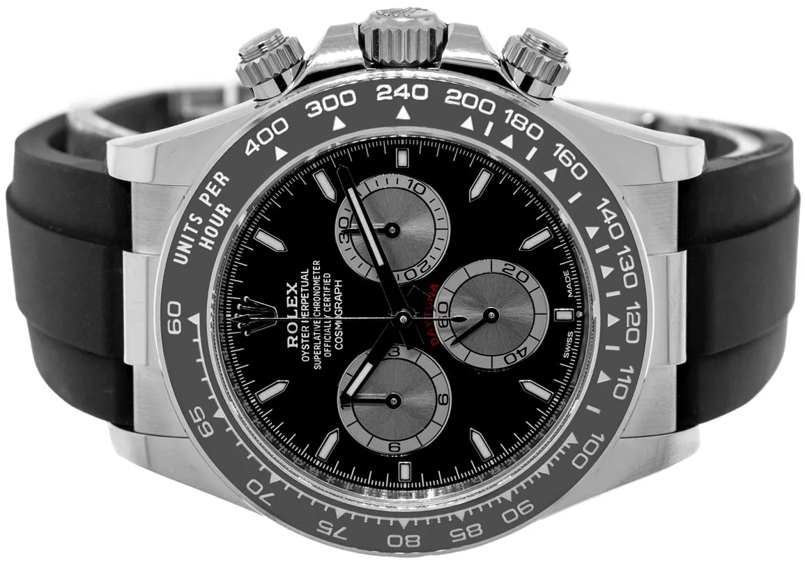 Rolex Daytona 126519LN 40mm White gold and 18k white gold Black 6