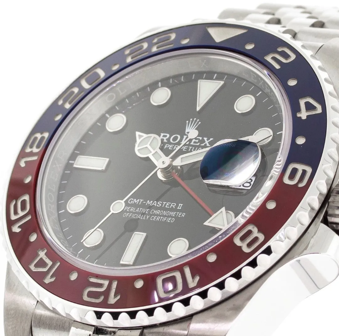 Rolex GMT-Master II 126710BLRO 40mm Stainless steel Black