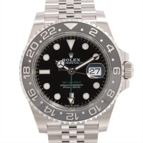 Rolex GMT-Master II 126710GRNR 40mm Stainless steel Black