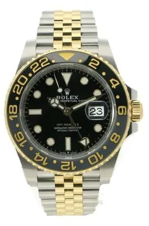 Rolex GMT-Master II 126713GRNR 40mm Yellow gold and Stainless steel Black