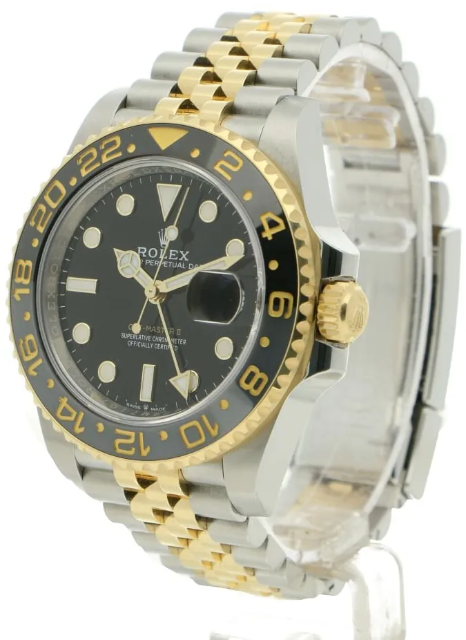 Rolex GMT-Master II 126713GRNR 40mm Yellow gold and Stainless steel Black 1