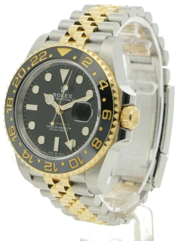 Rolex GMT-Master II 126713GRNR 40mm Yellow gold and Stainless steel Black 12