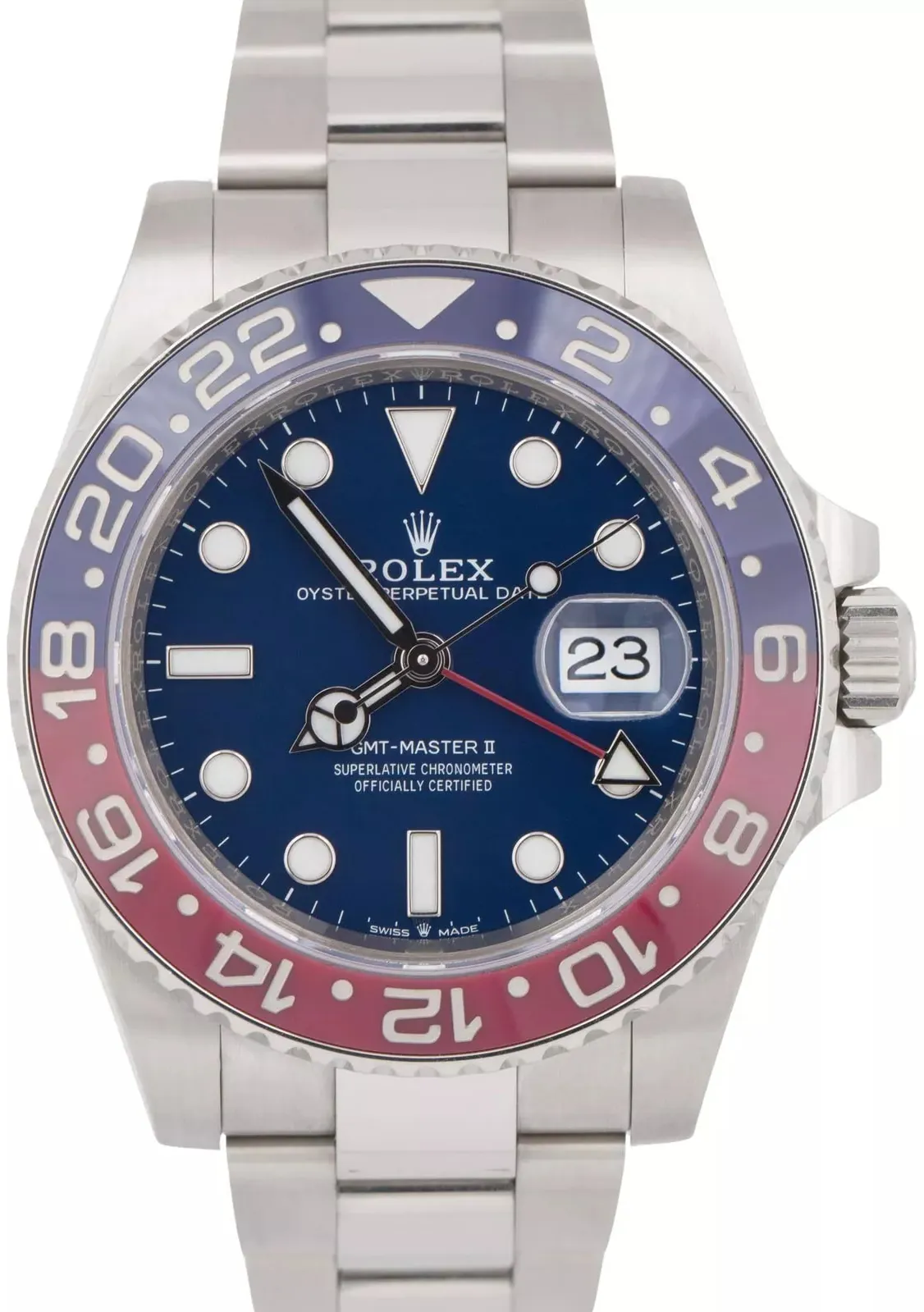 Rolex GMT-Master II 126719BLRO-0003 40mm 18k white gold Blue