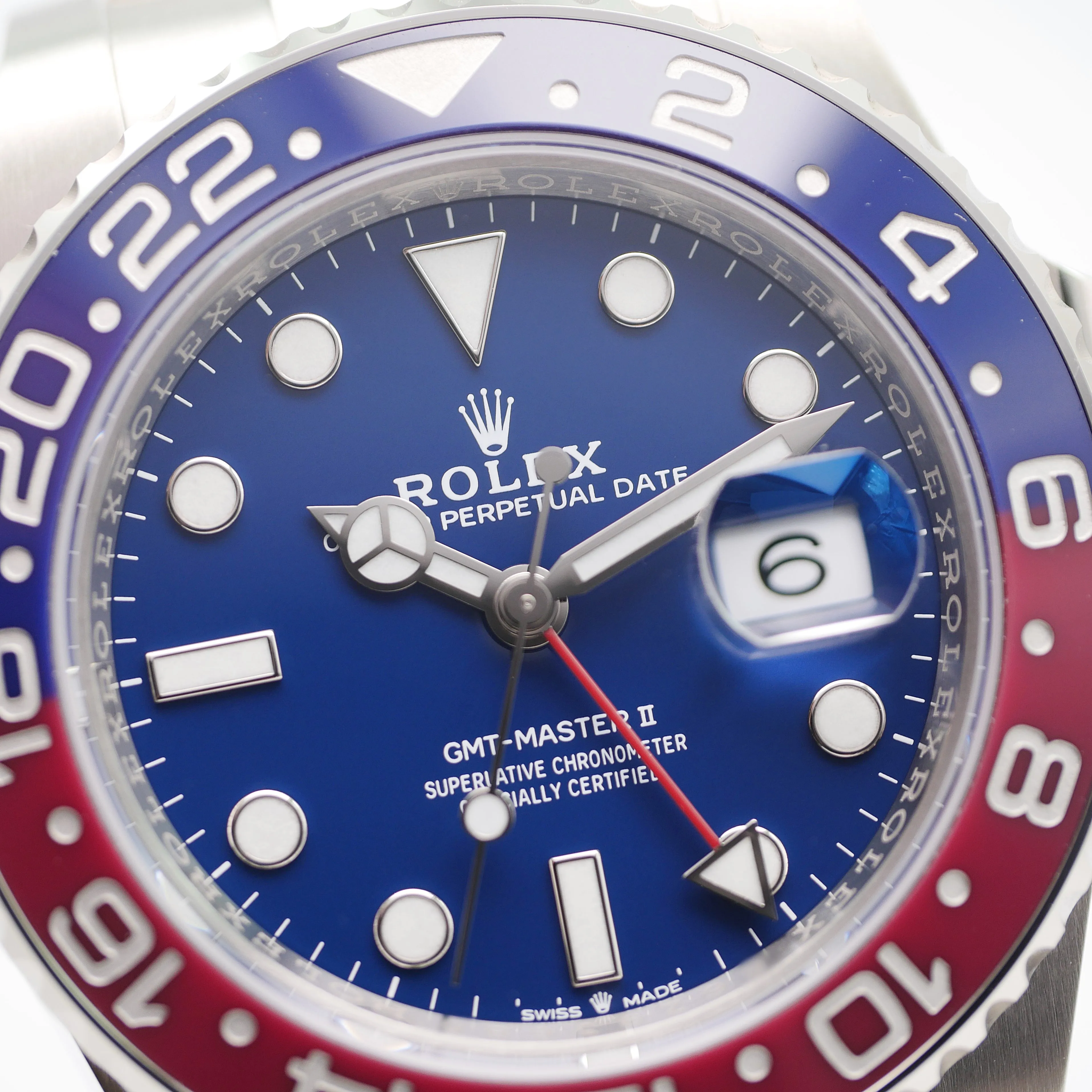 Rolex GMT-Master II 126719BLRO White gold Blue 11