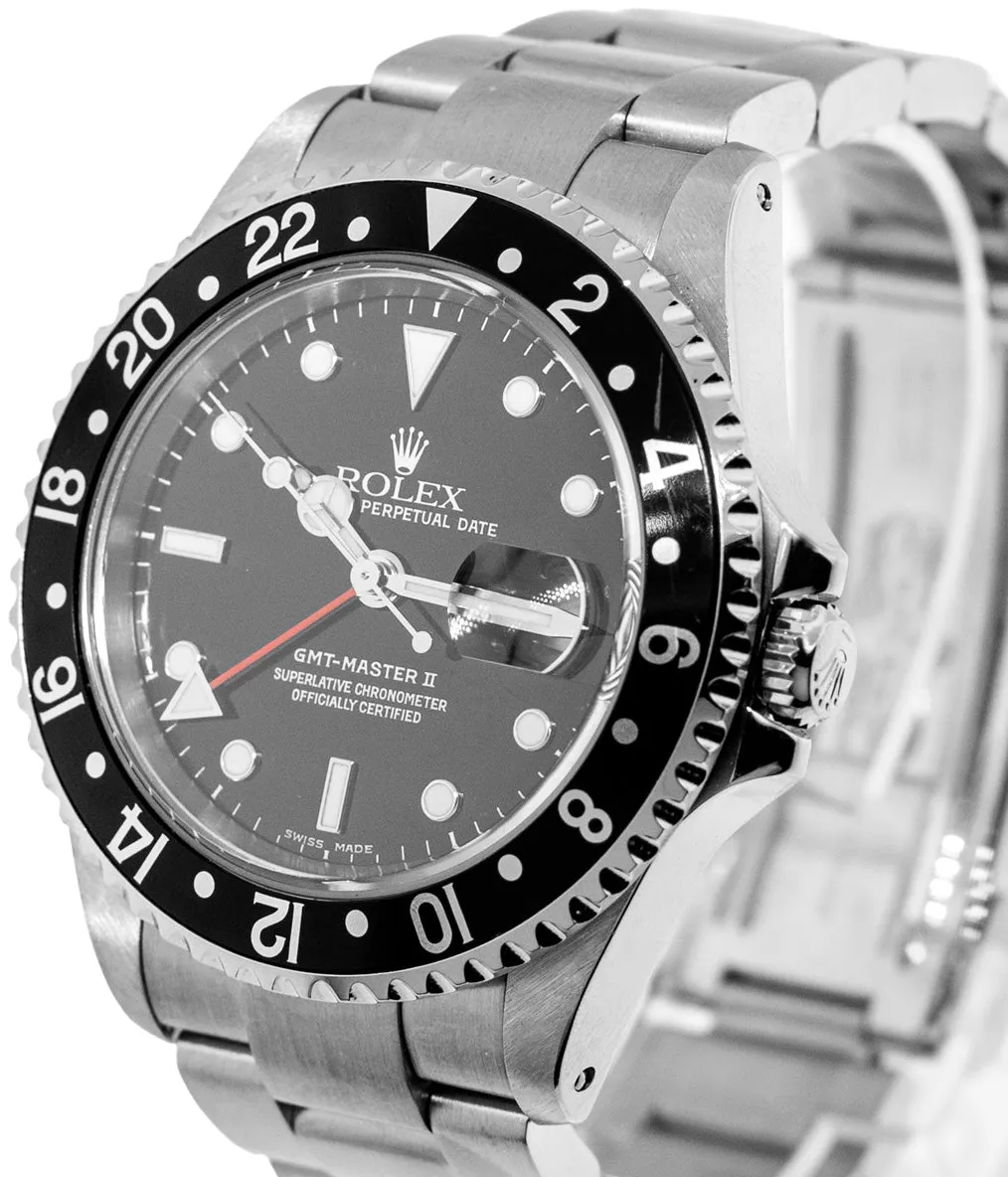 Rolex GMT-Master II 16710 40mm Stainless steel Black