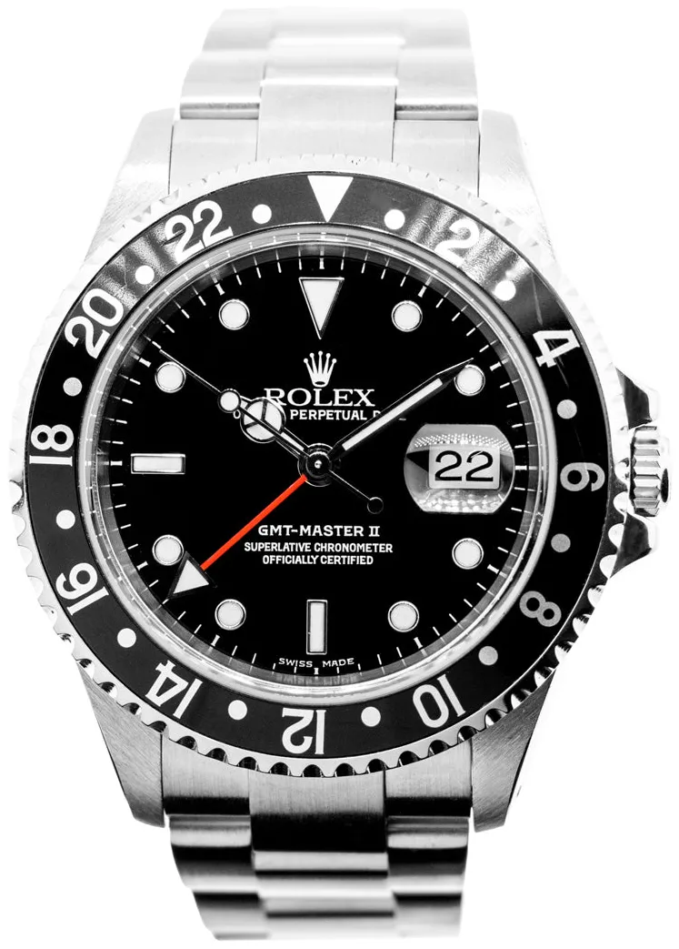 Rolex GMT-Master II 16710 40mm Stainless steel Black 2