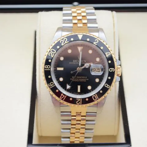 Rolex GMT-Master II 16713 40mm Yellow gold and Stainless steel Black 2