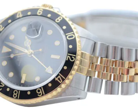 Rolex GMT-Master II 16713 40mm Yellow gold and Stainless steel Black 5