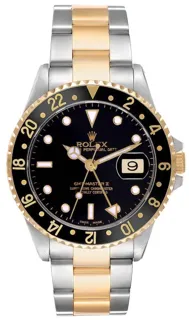 Rolex GMT-Master II 16713 Yellow gold and Stainless steel Black