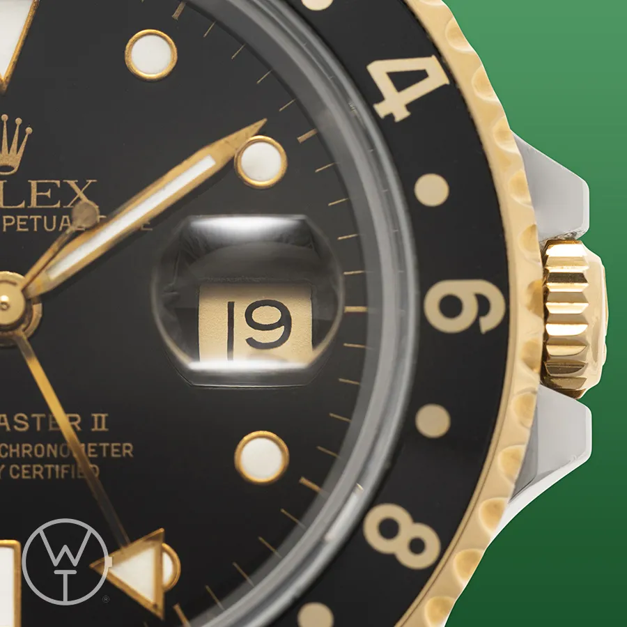 Rolex GMT-Master II 16713 40mm Yellow gold and Stainless steel Black 4