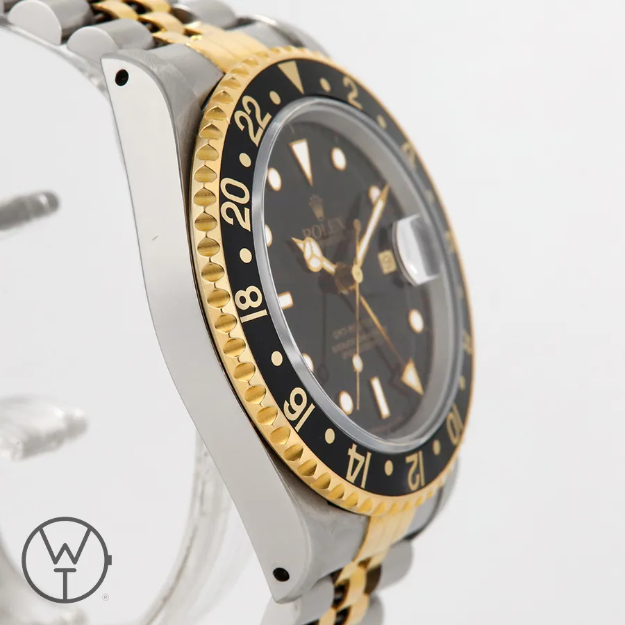 Rolex GMT-Master II 16713 40mm Yellow gold and Stainless steel Black 8