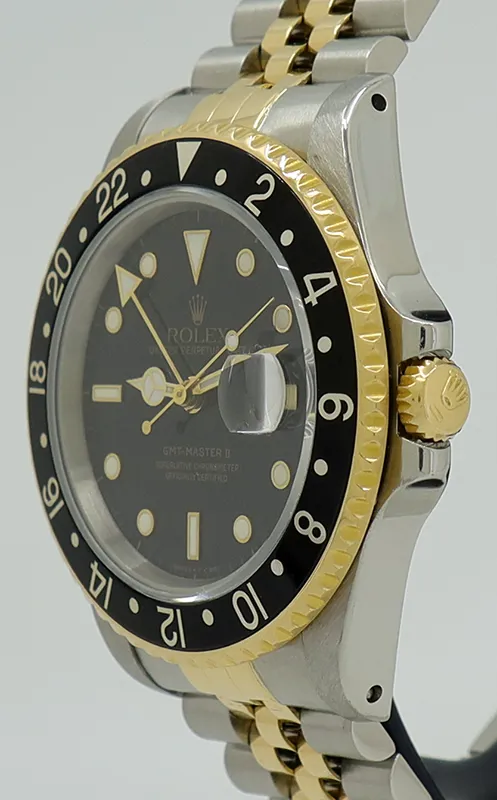 Rolex GMT-Master II 16713 40mm Yellow gold and Stainless steel and 18k yellow gold Black 1