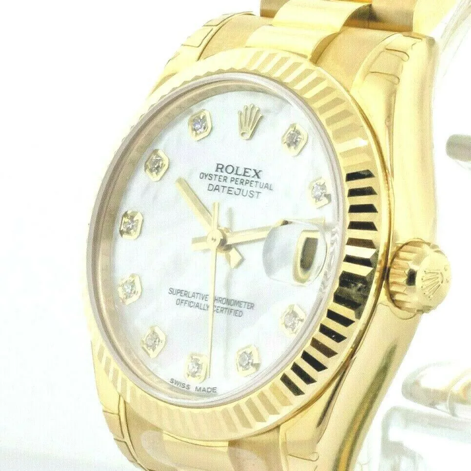 Rolex Lady-Datejust 178278MDP 31mm Yellow gold and 18k yellow gold Mother-of-pearl