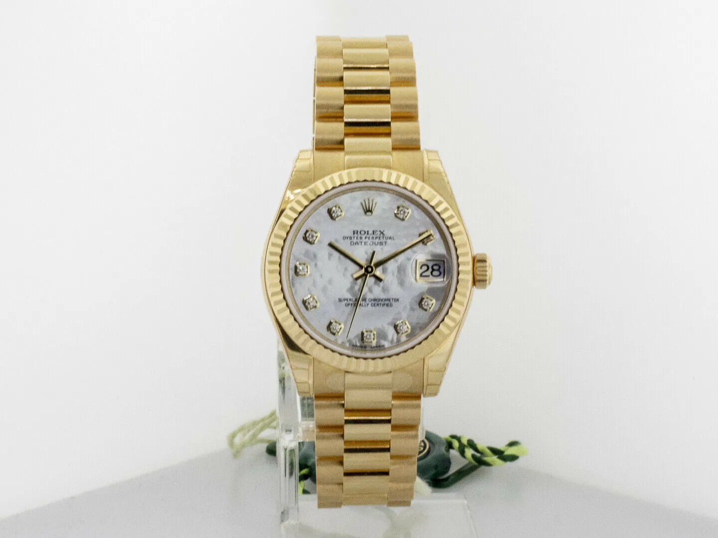 Rolex Lady-Datejust 178278MDP 31mm Yellow gold and 18k yellow gold Mother-of-pearl 5