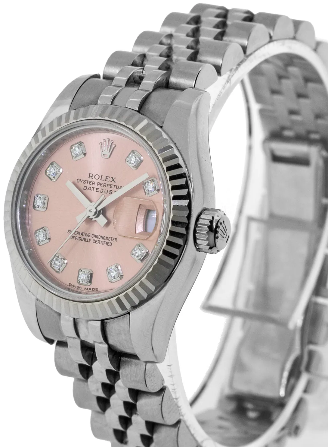 Rolex Lady-Datejust 179174 26mm Stainless steel Rose