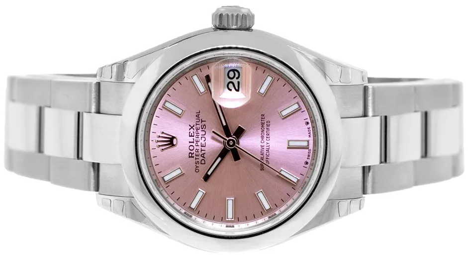 Rolex Lady-Datejust 279160 28mm Stainless steel Pink Index Dial 6