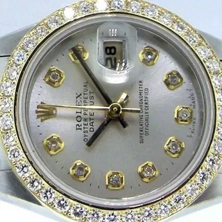 Rolex Lady-Datejust 69173 Stainless steel and 18k yellow gold Silver