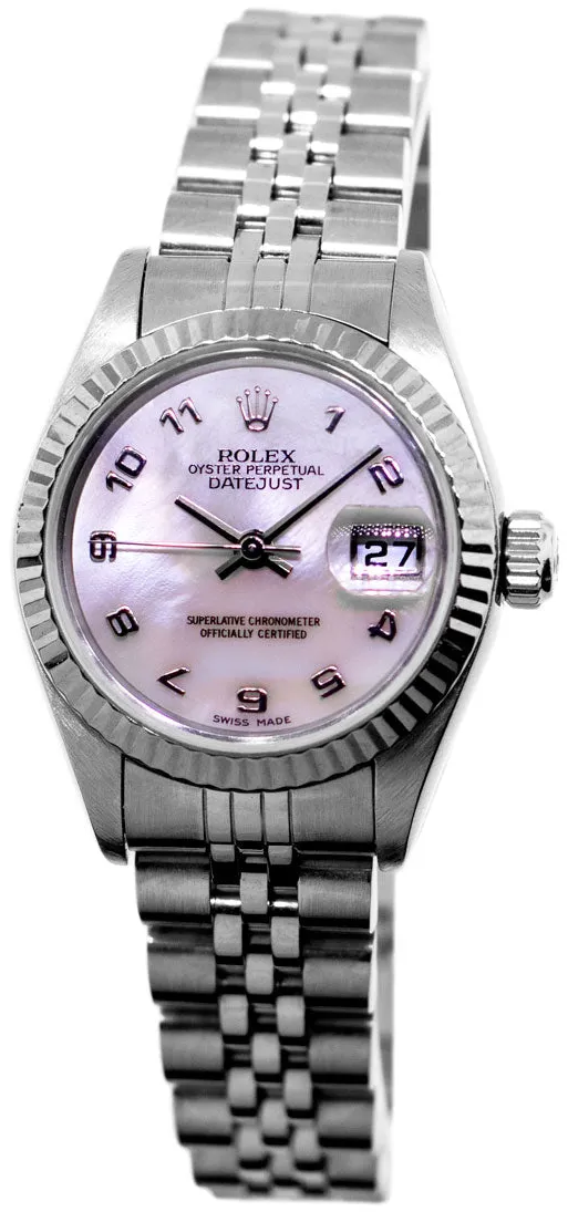 Rolex Lady-Datejust 79174 26mm White gold and Stainless steel and 18k white gold Mother-of-pearl 2