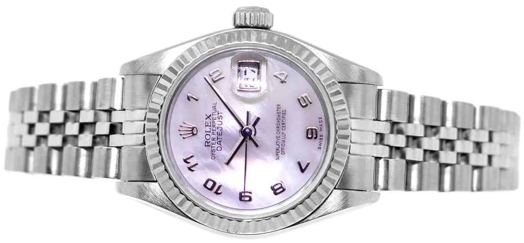 Rolex Lady-Datejust 79174 26mm White gold and Stainless steel and 18k white gold Mother-of-pearl 6