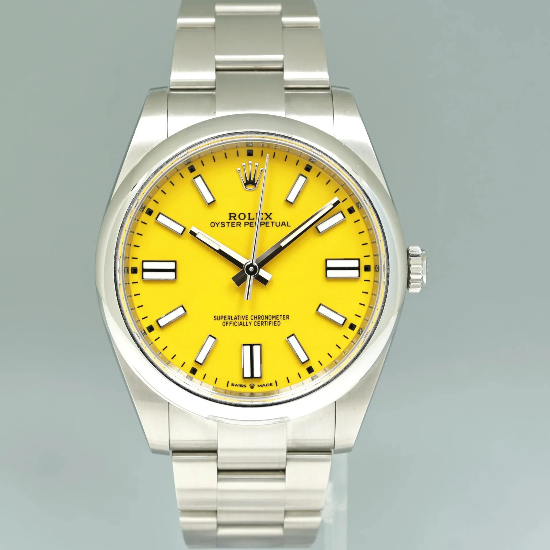 Rolex Oyster Perpetual 124300-0004 41mm Stainless steel Yellow