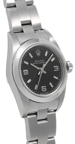 Rolex Oyster Perpetual 76080 24mm Stainless steel Black 2