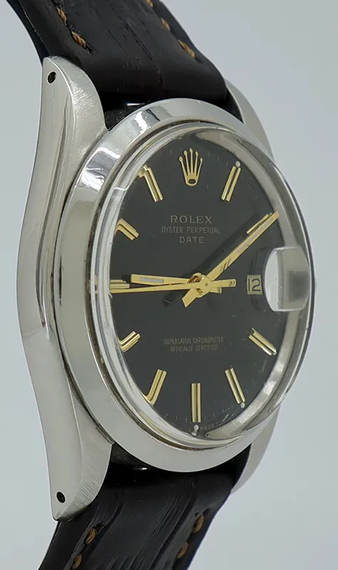 Rolex Oyster Perpetual Date 15000 34mm Stainless steel Black 2