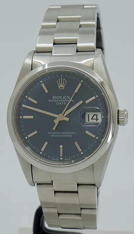 Rolex Oyster Perpetual Date 15200 34mm Stainless steel Blue