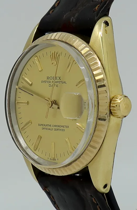 Rolex Oyster Perpetual Date 1550 34mm Yellow gold Gold 1