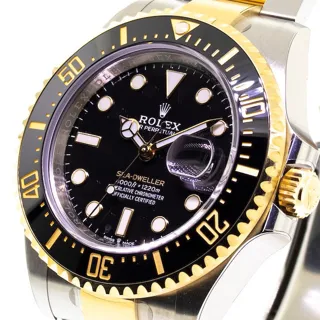 Rolex Sea-Dweller 126603 Stainless steel and 18k yellow gold Black