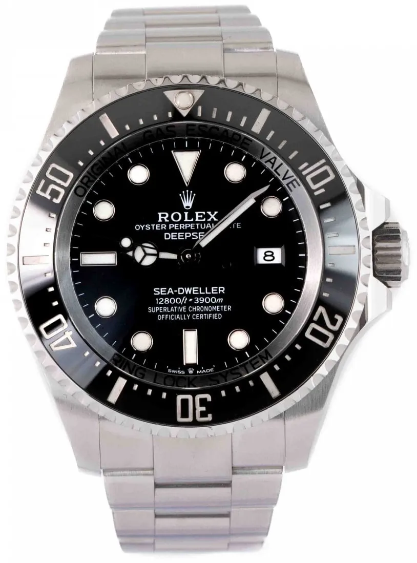 Rolex Sea-Dweller Deepsea 126660 44mm Stainless steel Black