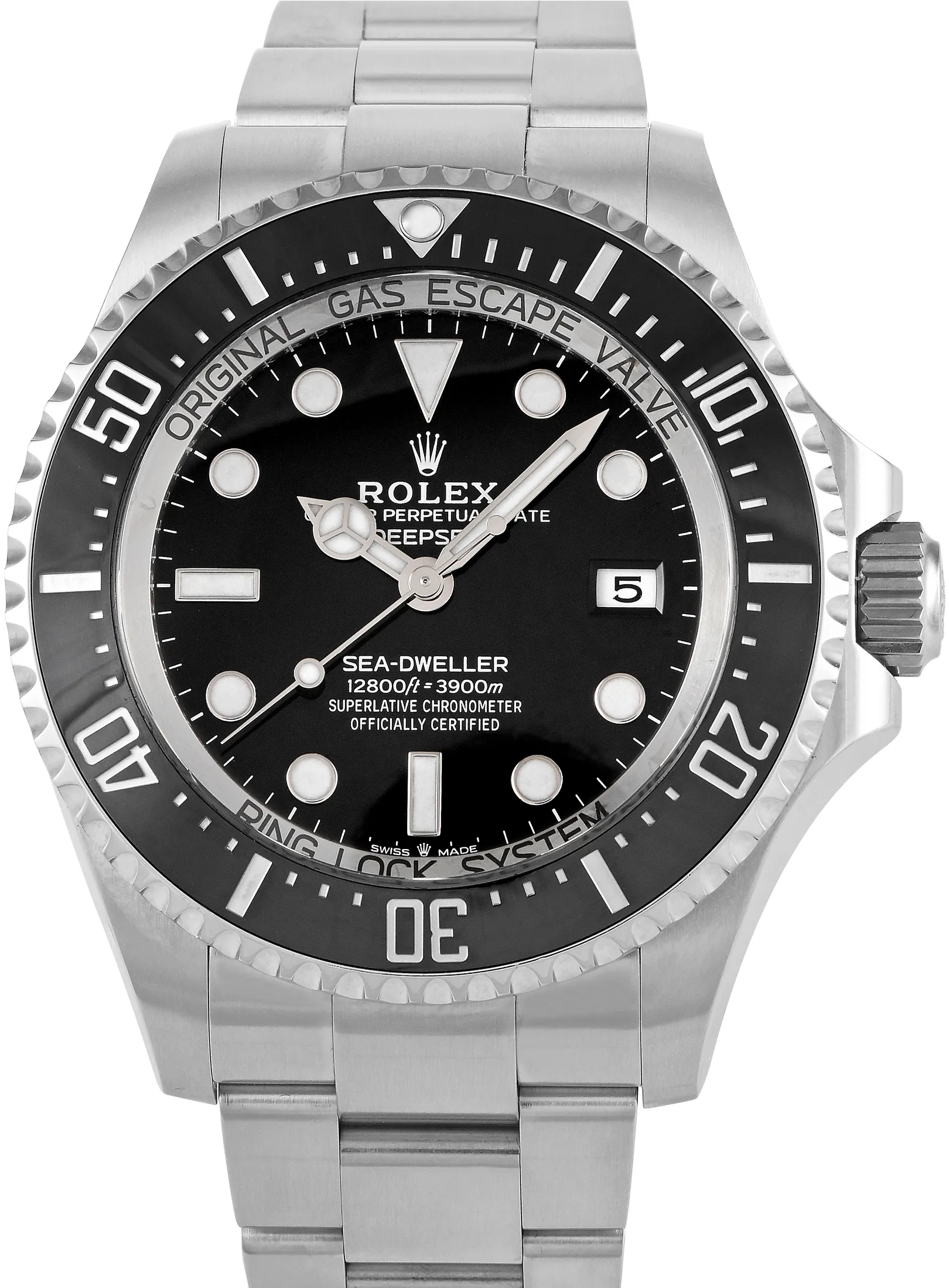 Rolex Sea-Dweller Deepsea 136660 44mm Stainless steel Black