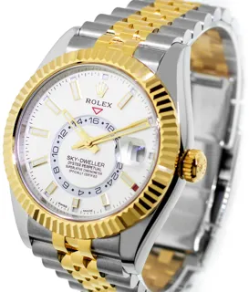 Rolex Sky-Dweller 336933 Stainless steel and 18k yellow gold White