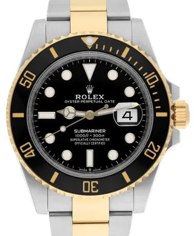 Rolex Submariner 126613LN 41mm Yellow gold and Stainless steel Black