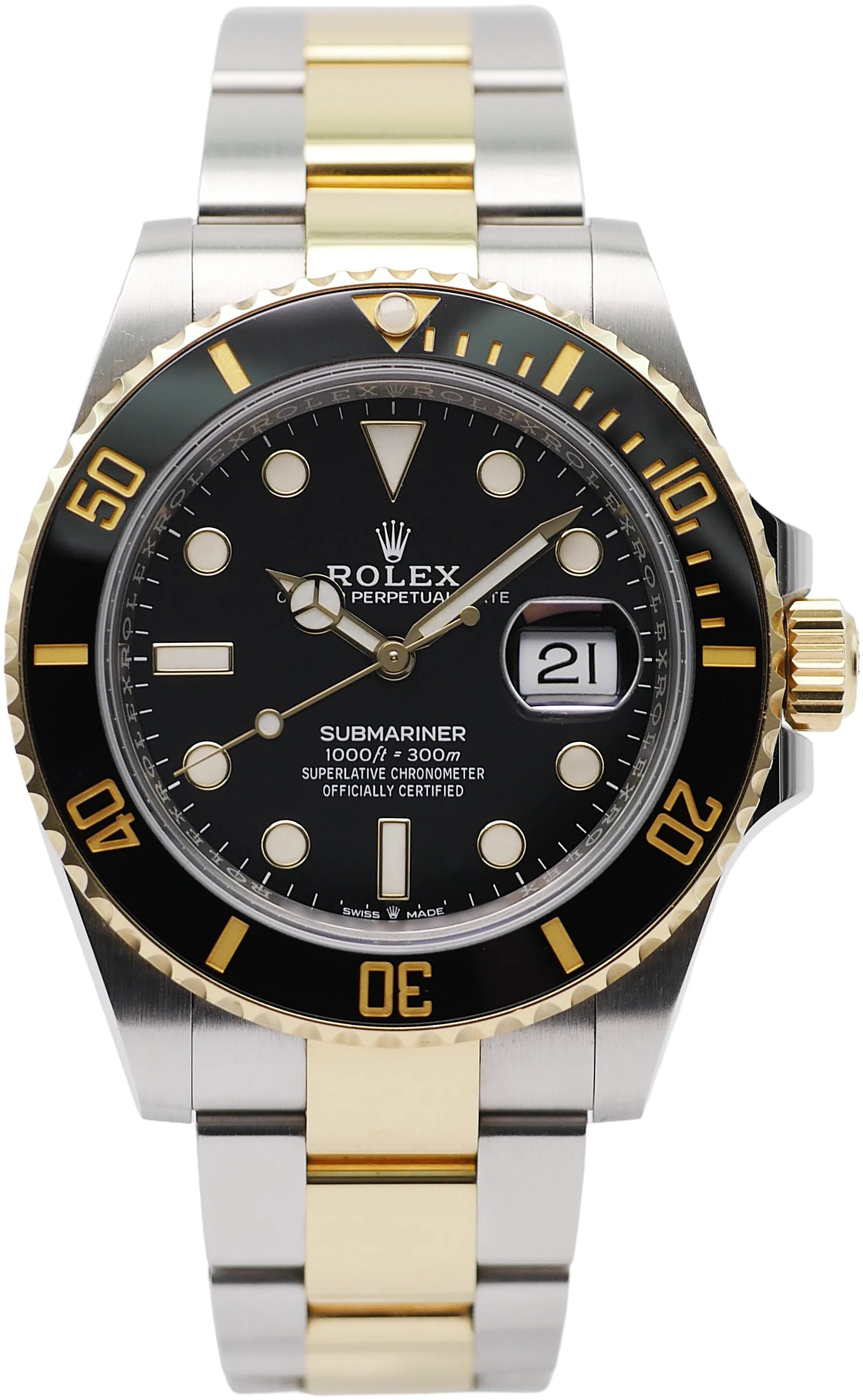 Rolex Submariner 126613LN Yellow gold and Stainless steel Black